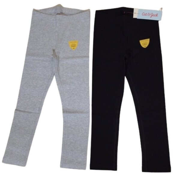 NWT Girls' 2pk Adaptive Leggings - Cat & Jack - XS (4/5) - Picture 2 of 7